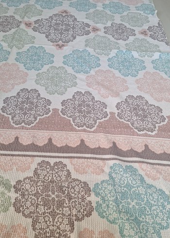 Diğer Pastel Renkli Soyut Desenli pike 2 yastık hediyesi