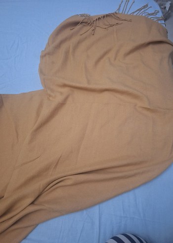 Camel Renkli Şal ve 3 oje hediye - Görsel 4