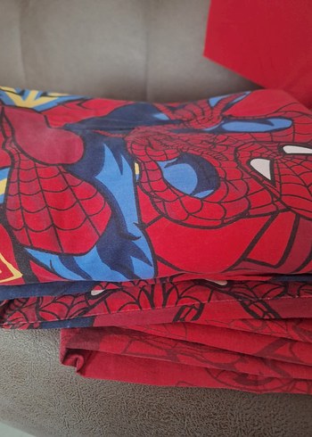 Renkli Baskılı Örümcek Adam Nevresim Seti - Görsel 6