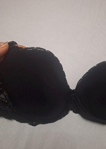 Siyah Gotik Midi Sütyen 80 b - Görsel 2