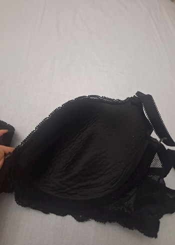 Siyah Gotik Midi Sütyen 80 b - Görsel 3