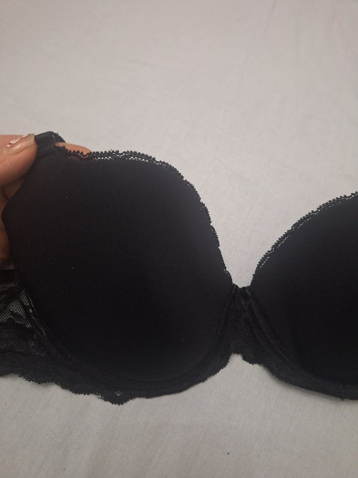 Siyah Gotik Midi Sütyen 80 b - Görsel 2