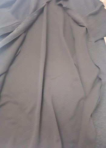 Düğmeli Midi Kadın Keten Kaban - Görsel 7