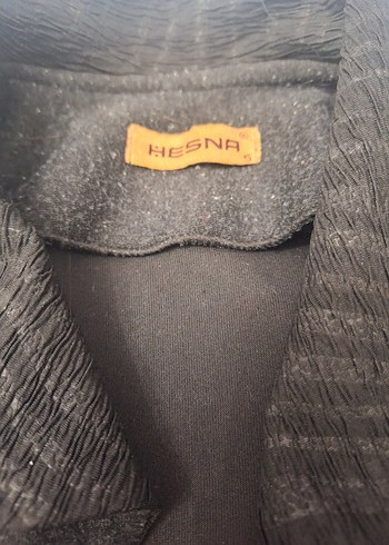 Düğmeli Midi Kadın Keten Kaban - Görsel 5