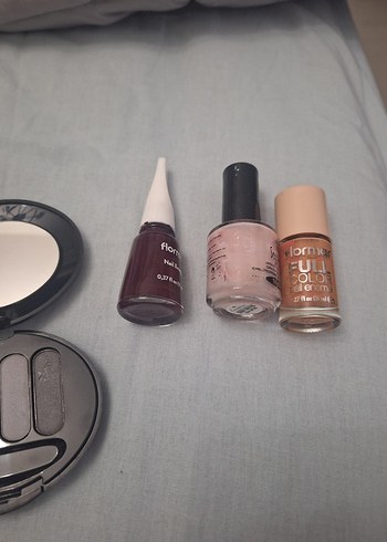 Koyu Kahverengi Makyaj Seti 3 adet oje hediyesi - Görsel 3