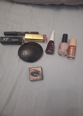 Koyu Kahverengi Makyaj Seti 3 adet oje hediyesi - Görsel 4