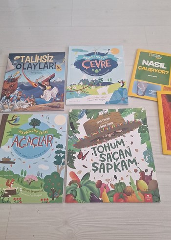 Beden Renk Tohum Saçan Şapkam - Çocuk Kitabı 2 edet hediye toplam 6 adet