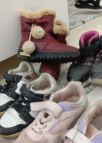 Kız Çocuk Spor Ayakkabı bot sandalet toplu - Görsel 7