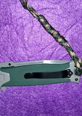 Haki renkli Yaylı mekanızma Çakı - Görsel 4