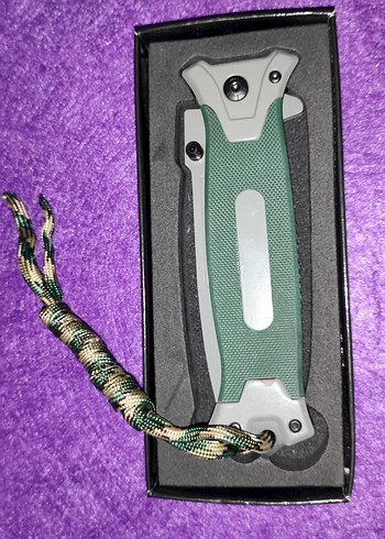 Haki renkli Yaylı mekanızma Çakı - Görsel 3