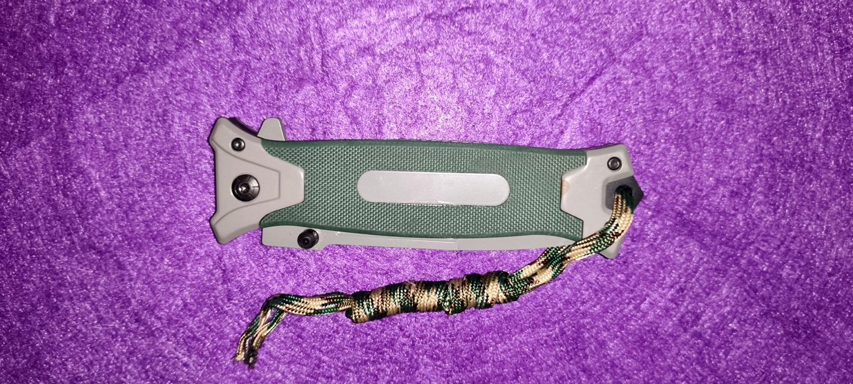 Haki renkli Yaylı mekanızma Çakı - Görsel 5