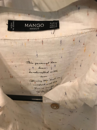 m Beden Mango gömlek