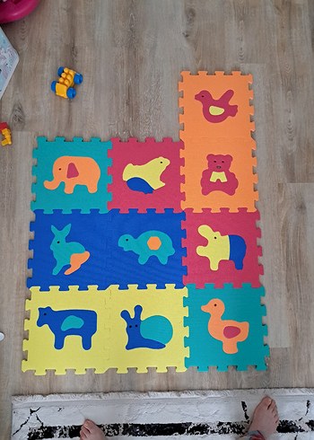 Renkli Bebek Oyun Matı