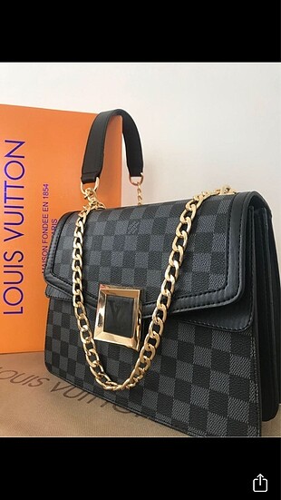 Louis Vuitton Şık Siyah Çanta