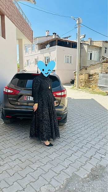 Siyah simli abiye