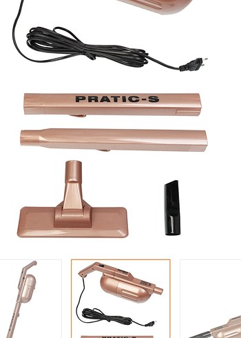 Fantom Bej Pratik S Dik Süpürge - Görsel 2