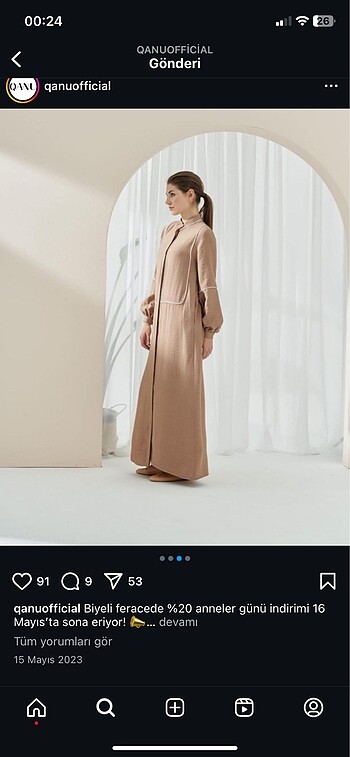 42 Beden camel Renk Qanu ferace