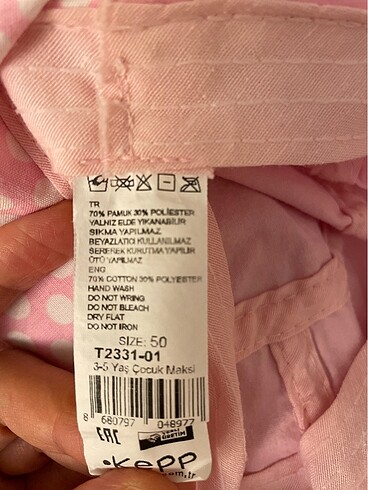 1-2 Yaş, 19 cm Beden pembe Renk Şapka