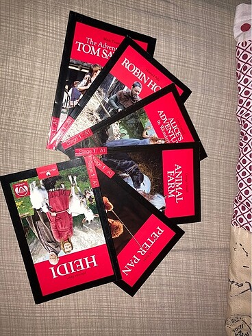 A1 seviye ingilizce hikaye seti 6 kitap karekod dinlemeli