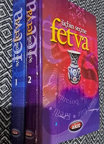Üç Bin Seçme Fetva - Mehmed Emre 2 Cild Takım