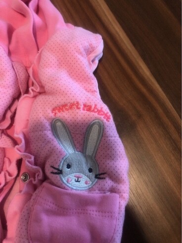 9-12 Ay Beden Kız bebek markasız yelek hiç kullanılmadı