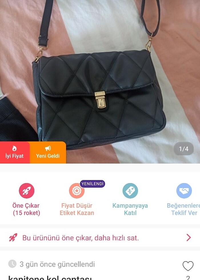 Etek crop çanta  - Görsel 2