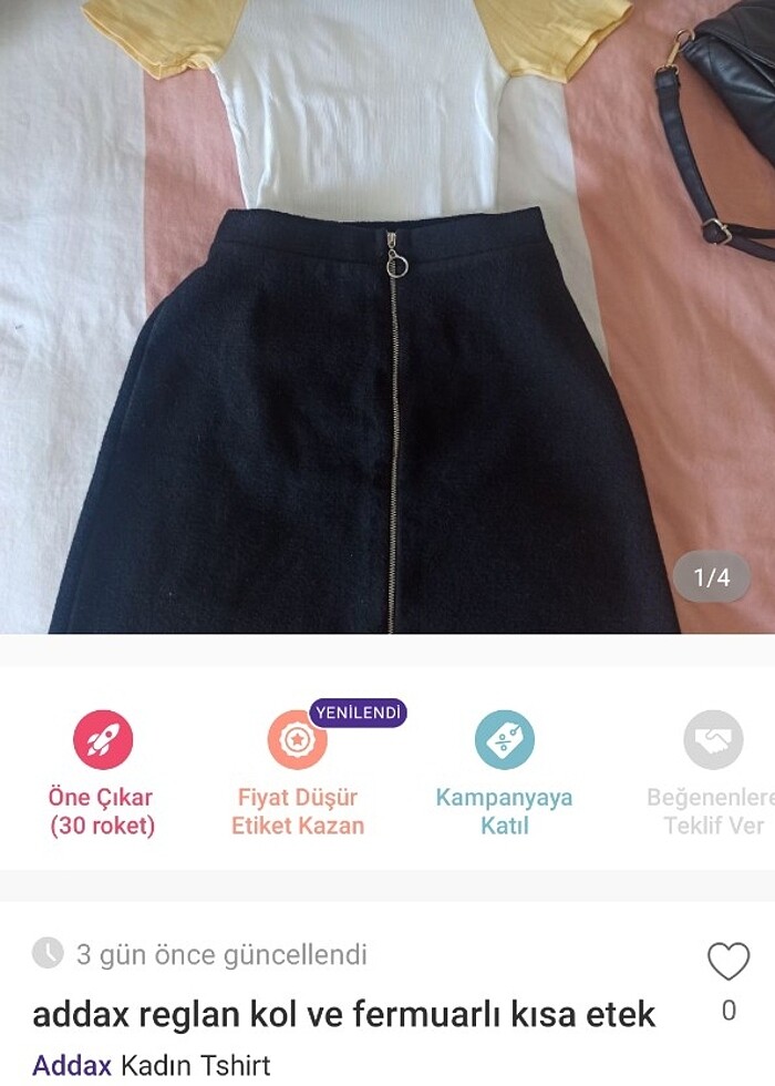 Etek crop çanta  - Görsel 4