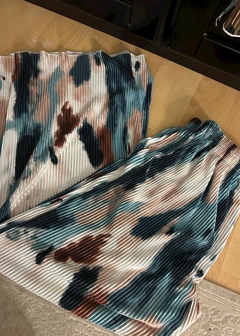 SHEIN Kadın Bohem Uzun Pliseli Takım - Görsel 5