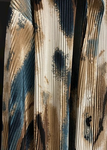 SHEIN Kadın Bohem Uzun Pliseli Takım - Görsel 4