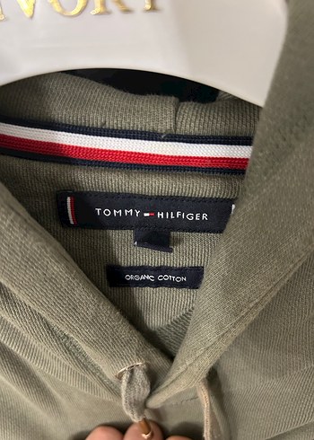 Erkek haki Kapüşonlu Sweatshirt - Görsel 4