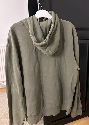 Erkek haki Kapüşonlu Sweatshirt - Görsel 5