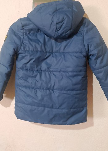Mavi Fermuarlı Erkek Çocuk Mont - Görsel 3