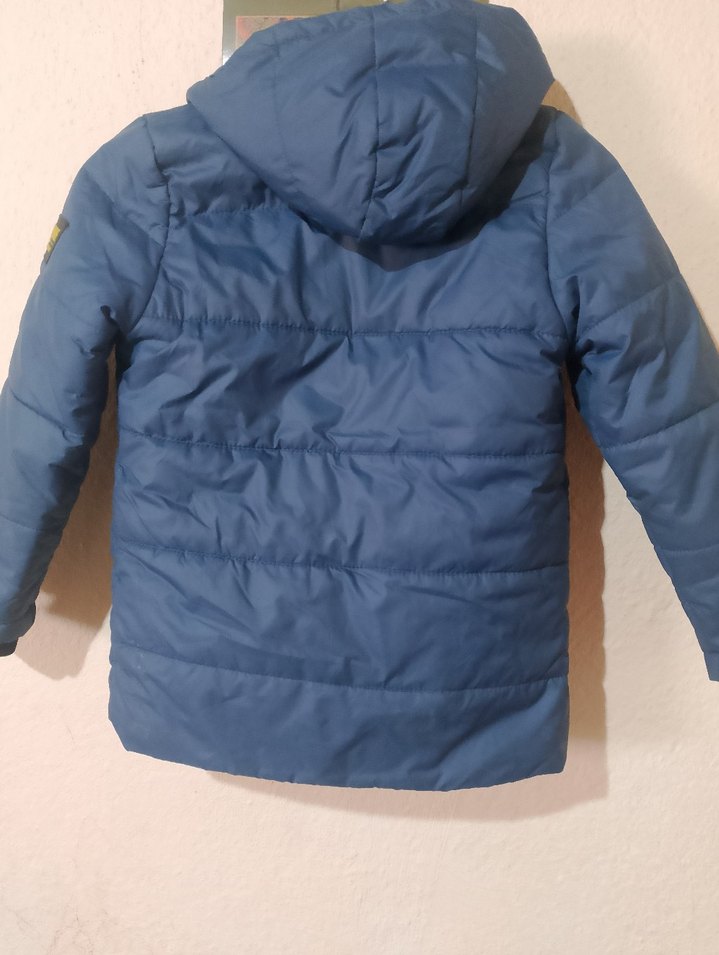 Mavi Fermuarlı Erkek Çocuk Mont - Görsel 3