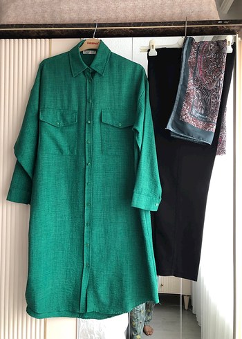 Uzun Kollu yeşil Kadın Takım - Görsel 2