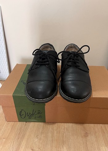 Erkek Çocuk Siyah Deri Özel Gün Ayakkabısı - Görsel 2