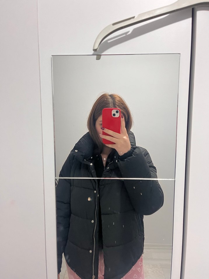 Stradivarius Siyah Fermuarlı Kadın Streetwear Ceket - Görsel 4