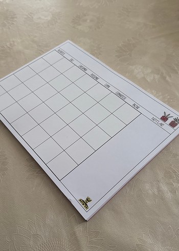 Haftalık Planlayıcı Defter - Görsel 2