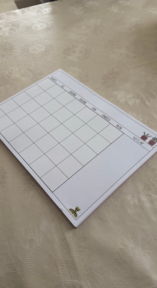 Haftalık Planlayıcı Defter - Görsel 2