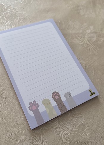 Pastel Bej Çizgili Bloknote - Görsel 2