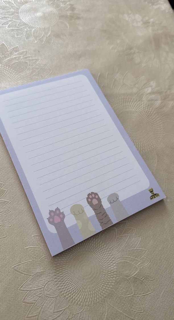 Pastel Bej Çizgili Bloknote - Görsel 2