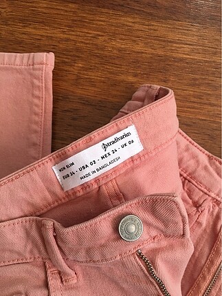 Bershka Bershka pembe jean 24 beden