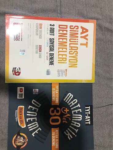 Ayt Sayısal denemesi ve Tyt Ayt +30 Net Matematik Denemesi