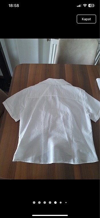 xl Beden Beyaz gömlek