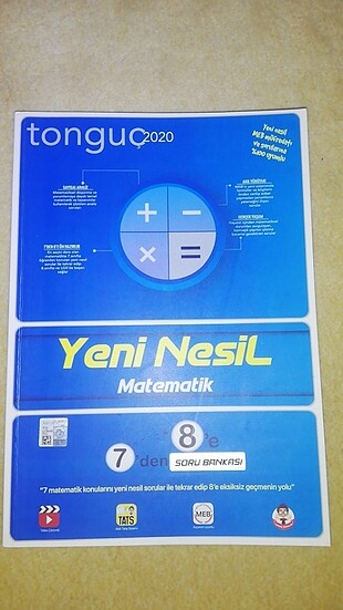 Tonguç 7'den 8'e yeni nesil matematik soru bankası