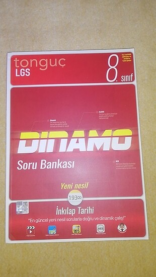 LGS Tonguç 8.sınıf Dinamo İnkılap Tarihi soru bankası