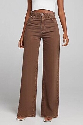 Bershka kahverengi pantolon