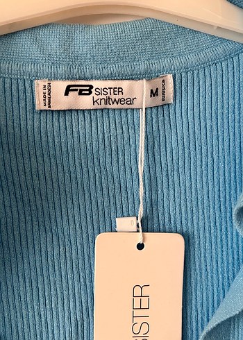 Mavi Örme Mini Polo Yaka Kadın Tişört - Görsel 3