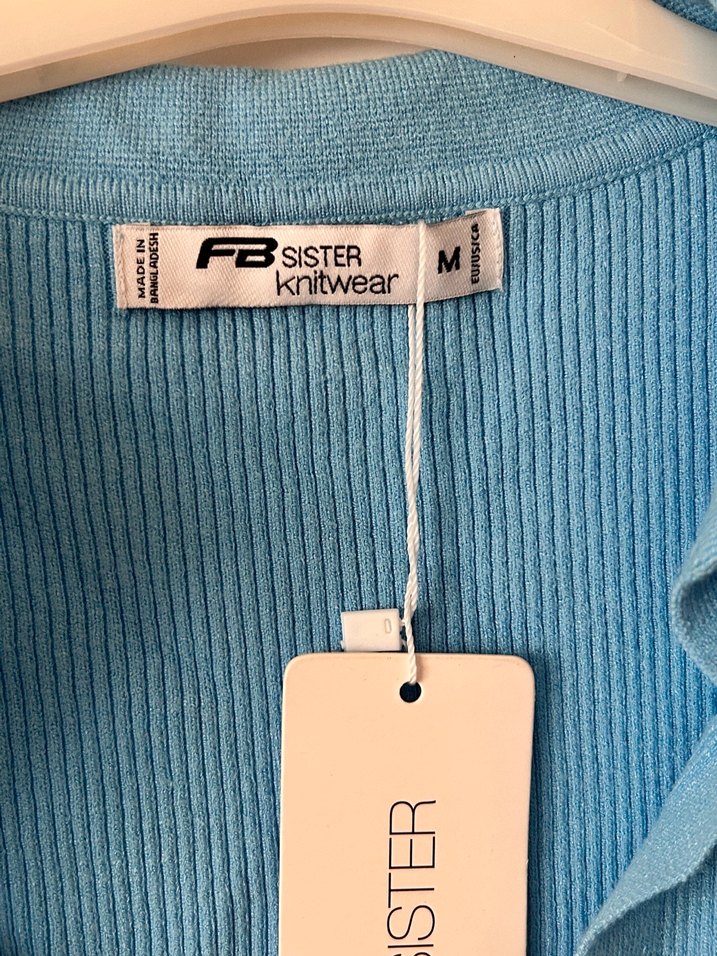 Mavi Örme Mini Polo Yaka Kadın Tişört - Görsel 3