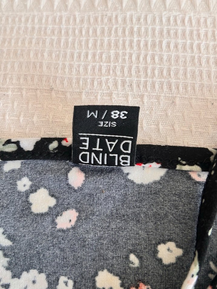 Çiçek Desenli Bohem Strappy Bustier - Görsel 2