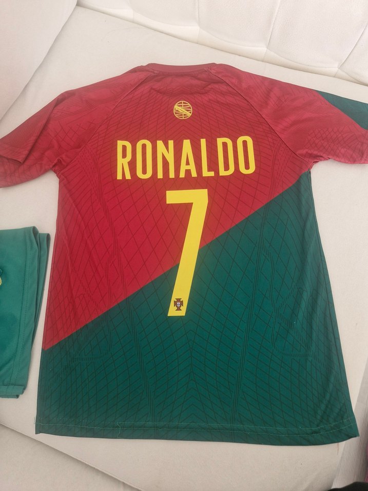 Portekiz Kırmızı ve Yeşil Erkek çocuk Forma Takımı - Görsel 5